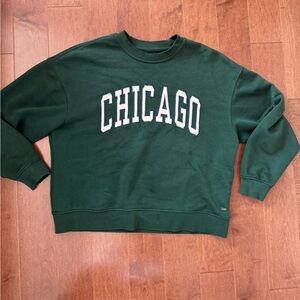 PULL & BEAR Chicago oversized crewneck size XS